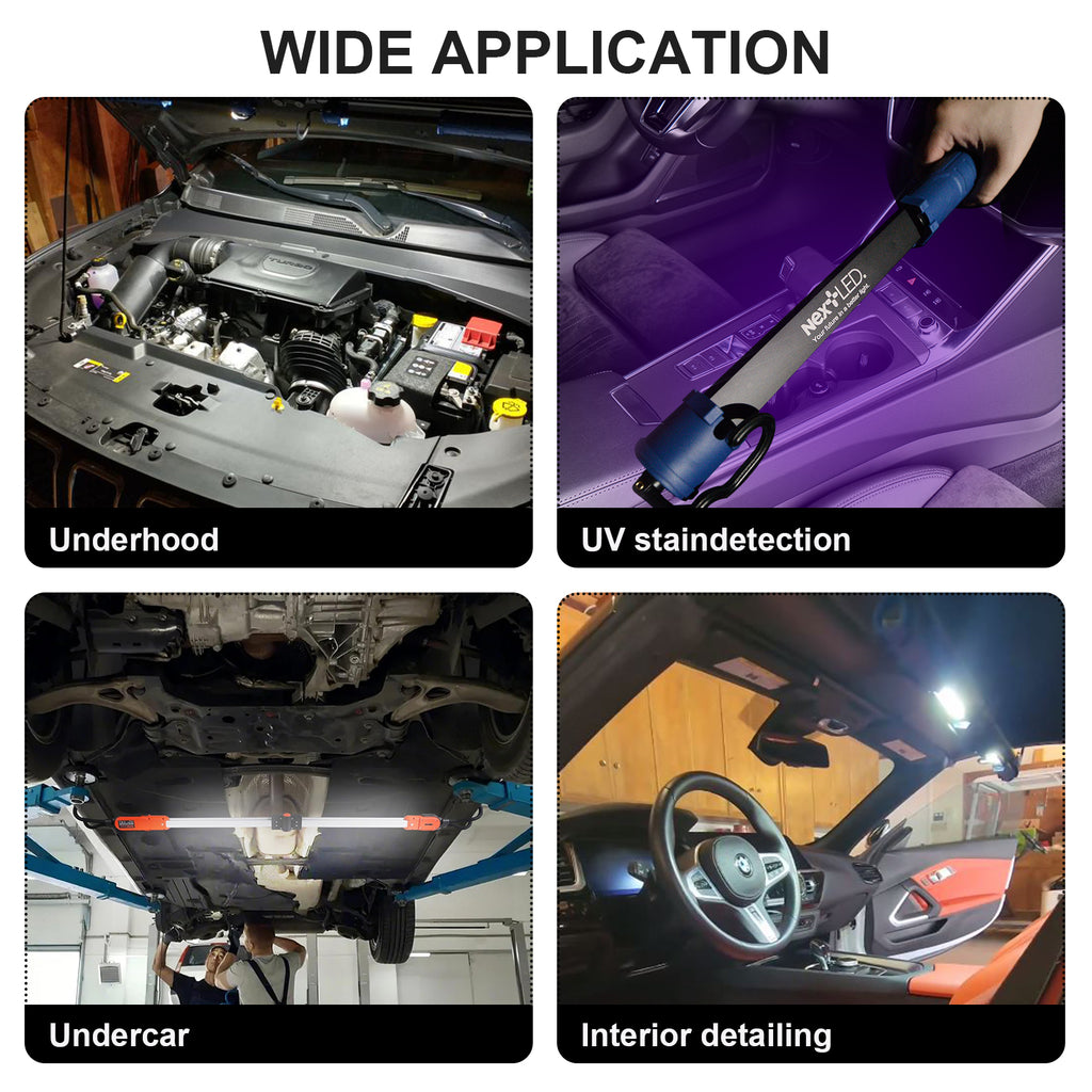 NT-2200LF-UV Cordless, Detachable Under Car Hood LED Work Light