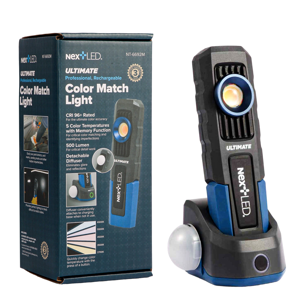 NT-6692M Ultimate Professional Rechargeable Auto Detailing Light