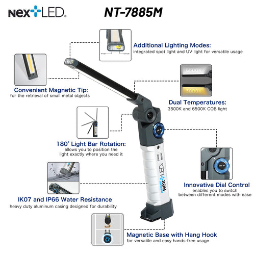 (NEW) NT-7885M Ultimate Folding Color Match Inspection Light