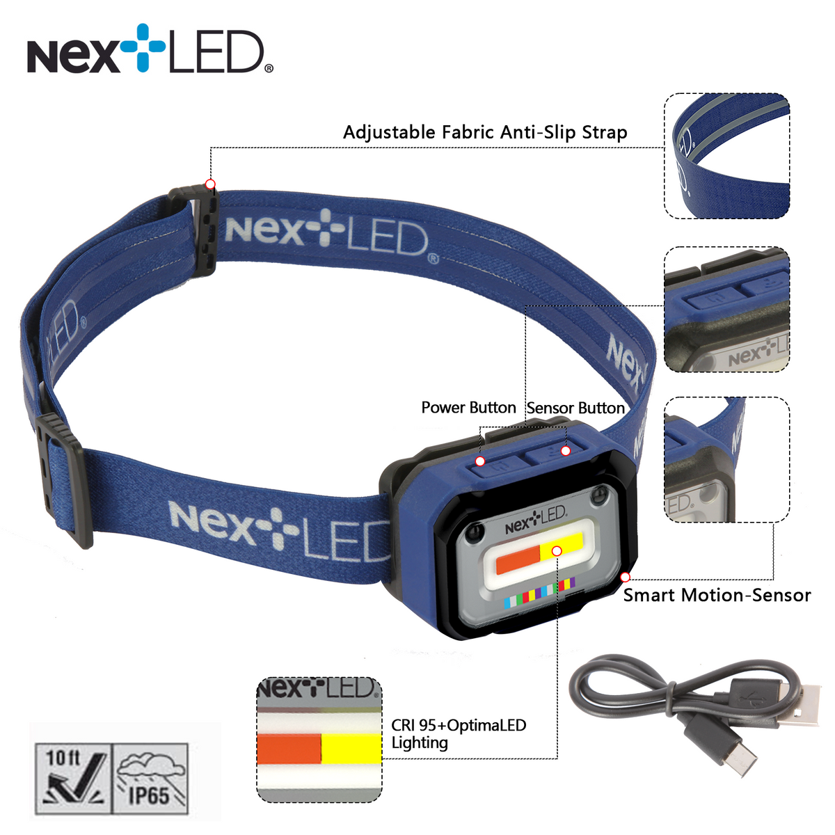 NT-2143C-B Auto Paint/Detailing Headlamp