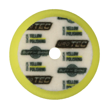 334CR - 3" Yellow URO TEC® Foam Pad - Polishing-2pk