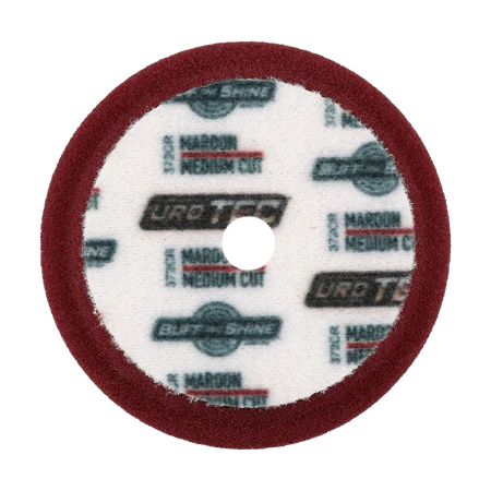 372CR - 3" Maroon URO TEC® Foam Pad - Medium Cut- 2pk
