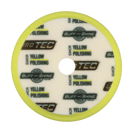 534CR - 5" Yellow URO TEC® Foam Pad - Polishing