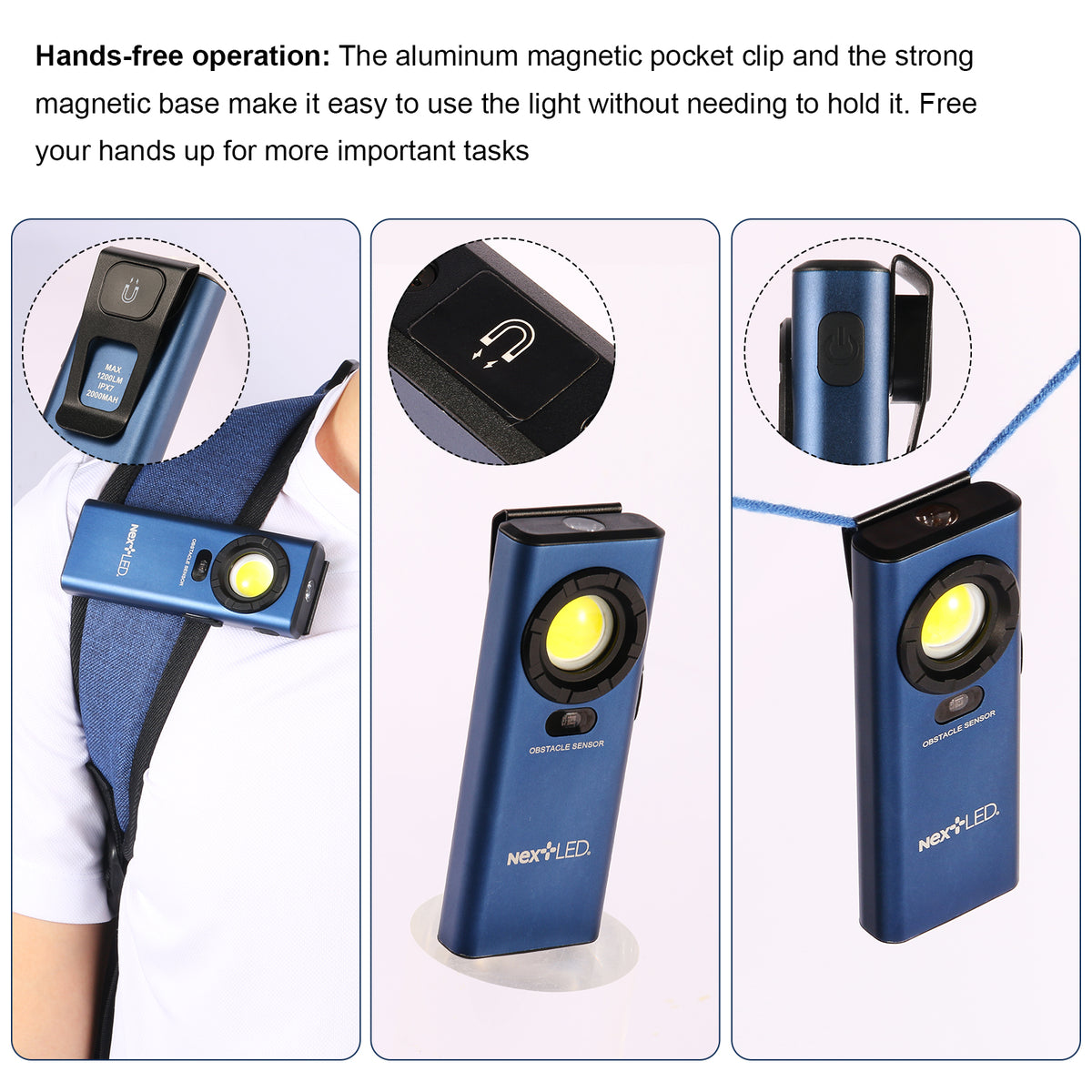 NT-6685 Pocket Task Light with Obstacle Sensor