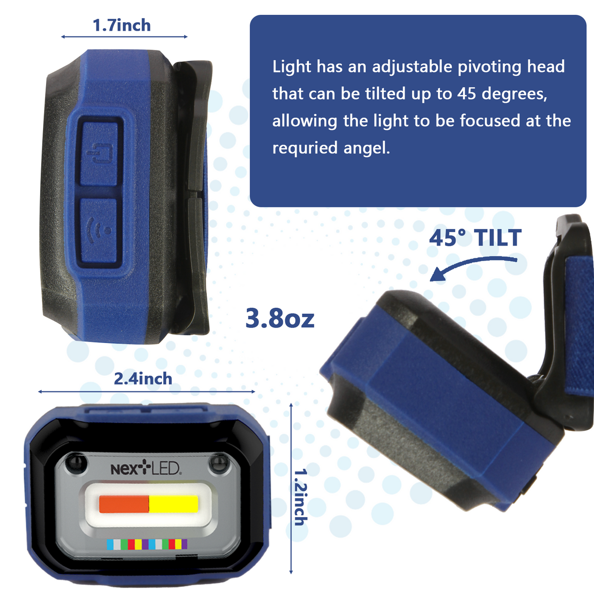 NT-2143C-B Auto Paint/Detailing Headlamp