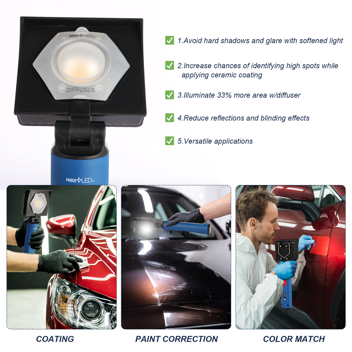 NT-V3505 Professional Coating Application Light with Diffuser