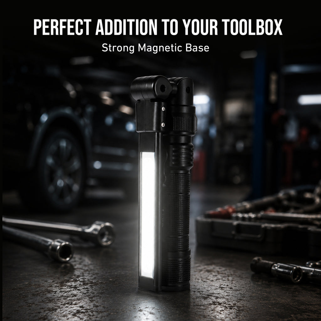 (NEW) NT-W2301 500 Lumen Folding Rechargeable Slim Bar Work Light