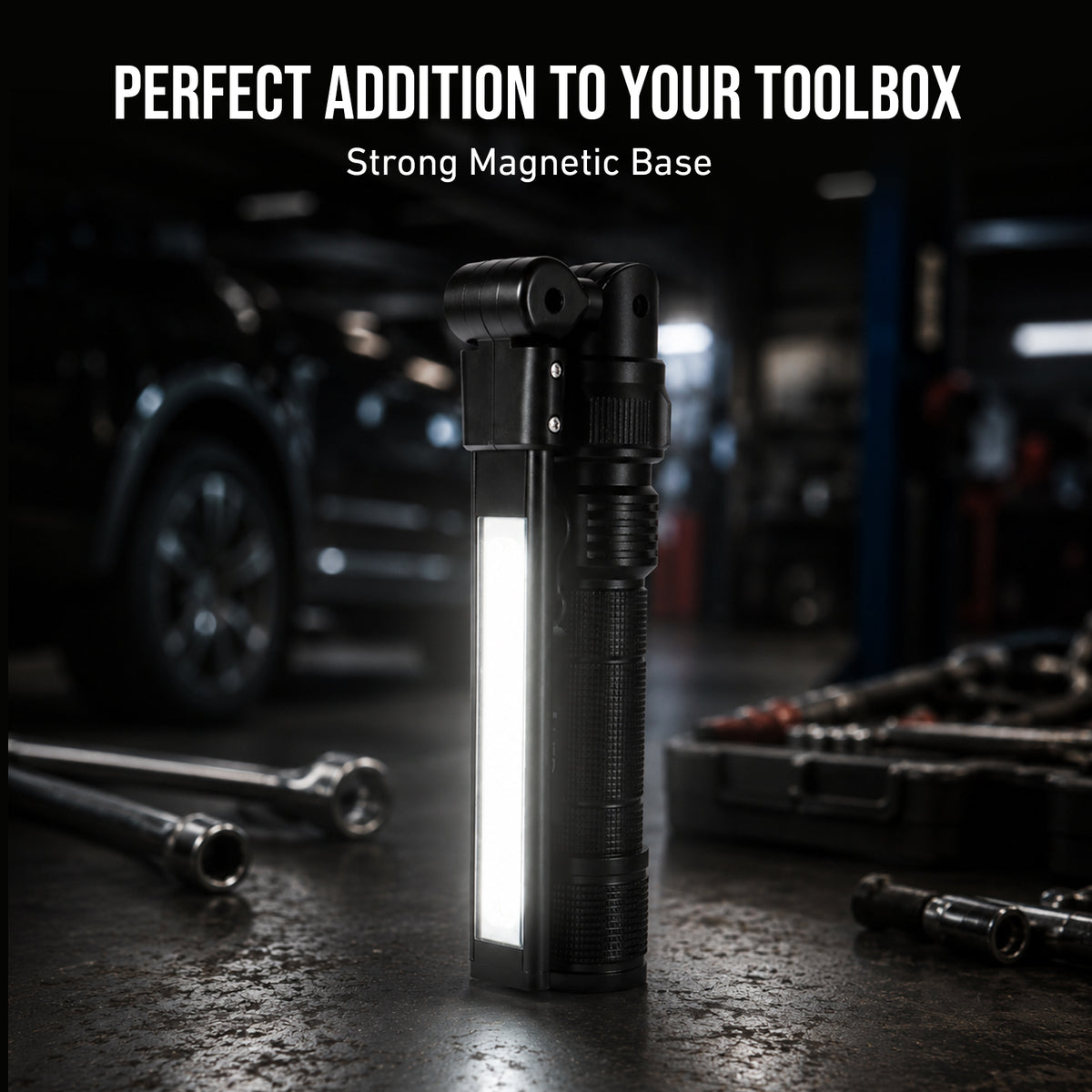 (NEW) NT-W2301 500 Lumen Folding Rechargeable Slim Bar Work Light