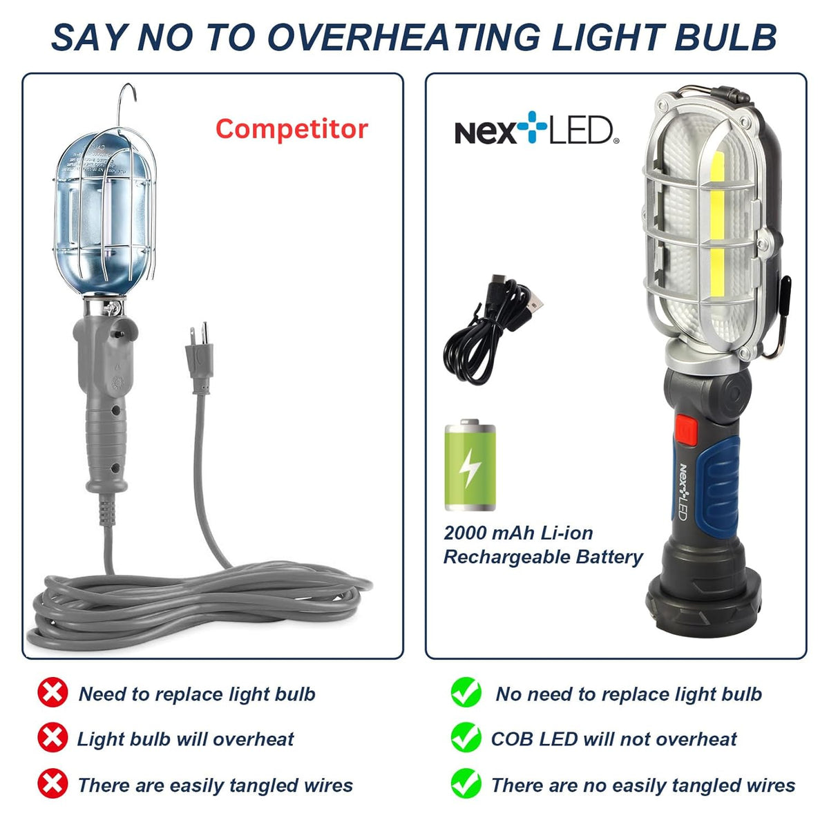 NT-5571 Cordless LED Drop Light