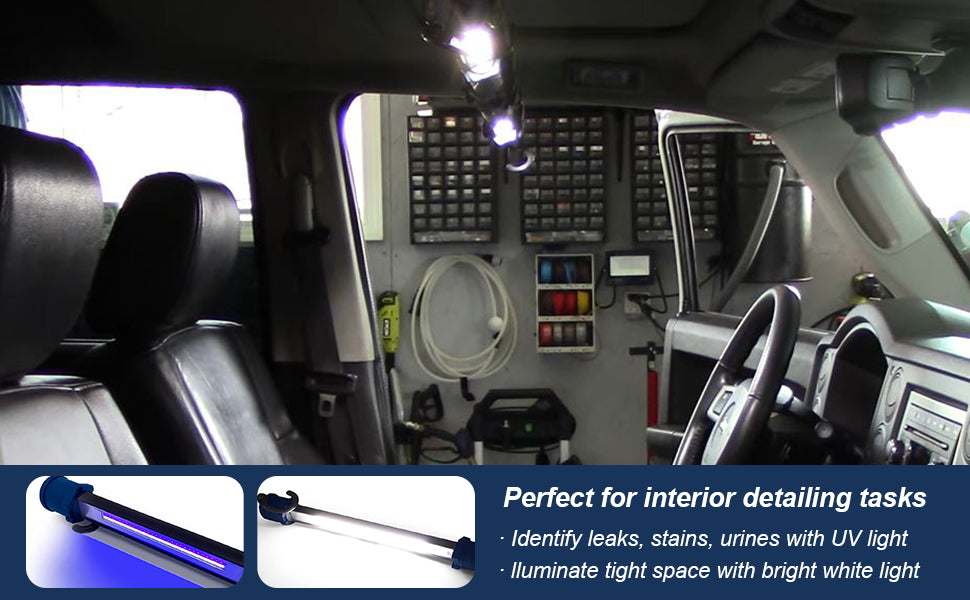 NT-2200LF-UV Cordless, Detachable Under Car Hood LED Work Light